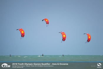 Stage Set for Top Asian and Oceanian Kiteboarders to Fight for Prized Slots in Forthcoming Youth Olympics